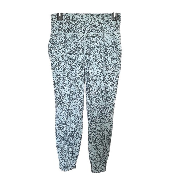 Athleta Salutation Ocelot Spot Joggers SZ L Lounge High Rise Yoga Support - Picture 4 of 10